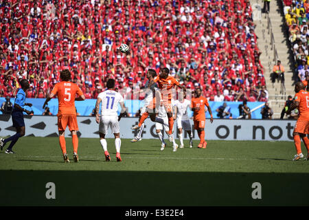 Sao Paolo, Brazil. 23rd June, 2014. Match #36 of the 2014 World Cup, between Netherlands and Chile, this monday, June 23rd, in Sao Paulo, Brasil Credit:  Gustavo Basso/NurPhoto/ZUMAPRESS.com/Alamy Live News Stock Photo