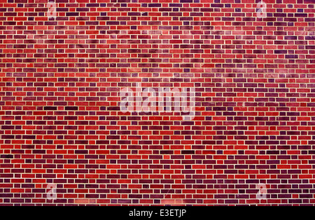 Red brick wall as background Stock Photo