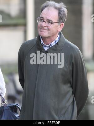 Memorial service in honour of Emmerdale actor Richard Thorpe held at Leeds Minster. Cast members, past and present, attented the ceremony to pay their respects  Featuring: Billy Hartman Where: Leeds, Yorkshire, United Kingdom When: 25 Oct 2013 Stock Photo