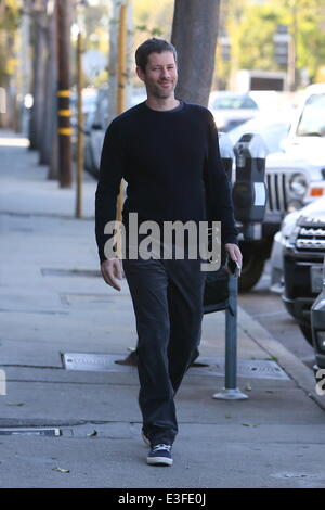 Darren Le Gallo seen leaving a gym in West Hollywood.  Featuring: Darren Le Gallo Where: Los Angeles, CA, United States When: 30 Oct 2013 Stock Photo