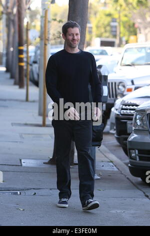 Darren Le Gallo seen leaving a gym in West Hollywood.  Featuring: Darren Le Gallo Where: Los Angeles, CA, United States When: 30 Oct 2013 Stock Photo