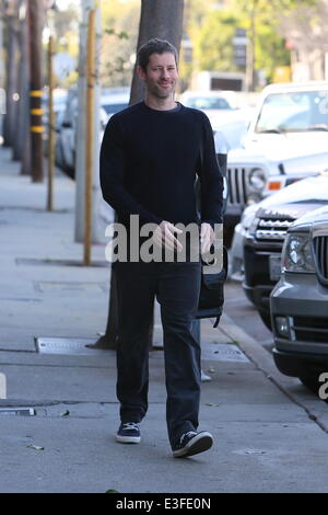 Darren Le Gallo seen leaving a gym in West Hollywood.  Featuring: Darren Le Gallo Where: Los Angeles, CA, United States When: 30 Oct 2013 Stock Photo