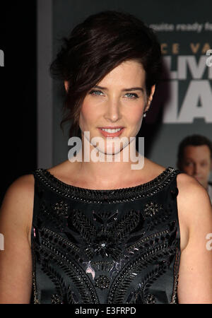 Premiere Of DreamWorks Pictures' Delivery Man At El Capitan Theatre  Featuring: Cobie Smulders Where: Los Angeles, California, United States When: 03 Nov 2013 Stock Photo