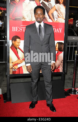 The Best Man Holiday - Los Angeles Premiere At TCL Chinese Theatre  Featuring: Harold Perrineau Where: Hollywood, California, Stock Photo