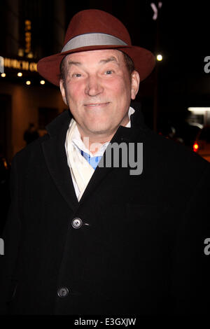 Opening night of Broadway's 700 Sundays at the Imperial Theatre-departures.  Featuring: Des McAnuff Where: New York, New York, United States When: 14 Nov 2013 Stock Photo