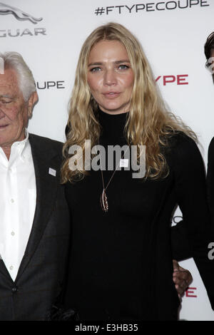 Celebrities attend Jaguar Introduction to The NEW F-TYPE Coupe - Most Dynamic Car Reveal at Raleigh Studios Playa Vista in Playa Vista  Featuring: Jodie Kidd Where: Los Angeles, California, United States When: 20 Nov 2013 Stock Photo