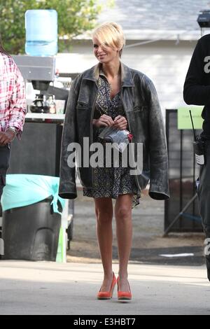 Kristin Chenoweth on the set of The Boy Next Door Featuring: Kristin ...