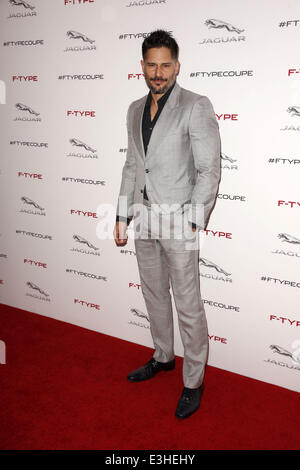 Celebrities attend Jaguar Introduction to The NEW F-TYPE Coupe - Most Dynamic Car Reveal at Raleigh Studios Playa Vista in Playa Vista  Featuring: Joe Manganiello Where: Los Angeles, California, United States When: 20 Nov 2013 Stock Photo
