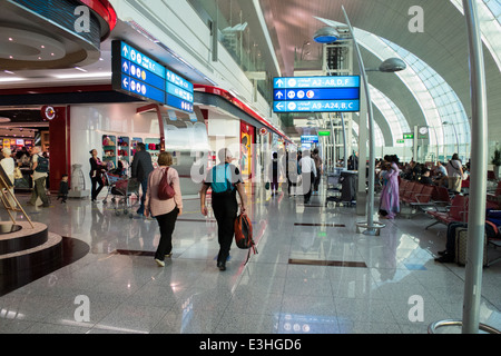 Dubai airport terminal Stock Photo