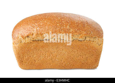 bread Loaf isolated on white Stock Photo