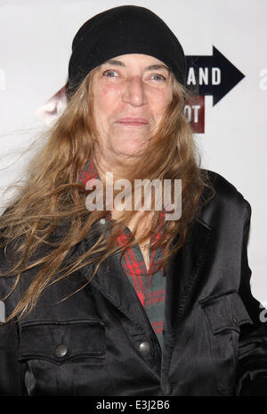 Opening Night for Broadway's Waiting For Godot at the Cort Theatre - Arrivals.  Featuring: Patti Smith Where: New York, New York, United States When: 24 Nov 2013 Stock Photo