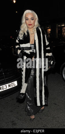 Celebrities arriving at the Playboy Club Featuring: Alexa Chung Where