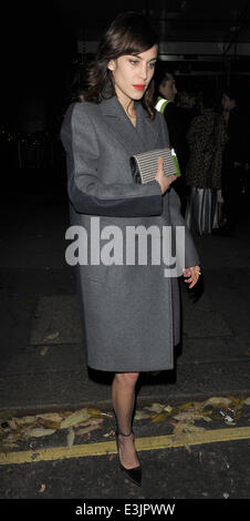 Celebrities arriving at the Playboy Club Featuring: Alexa Chung Where