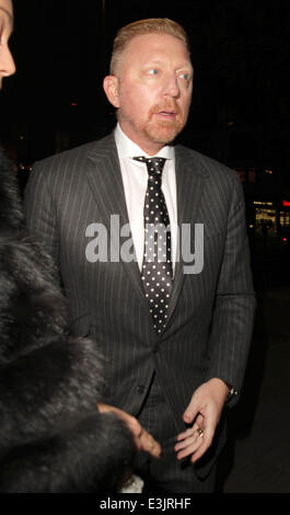 Serious Fun Children's Network Gala held at the Roundhouse - Outside Arrivals  Featuring: Boris Becker Where: London, England, United Kingdom When: 03 Dec 2013 Stock Photo