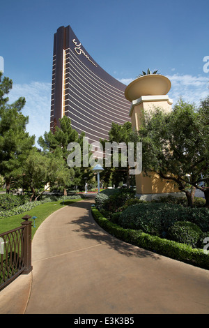 The entrance to the Wynn hotel and casino in Las Vegas, Nevada, USA Stock Photo