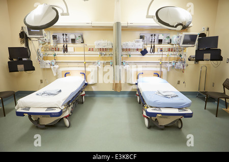 View Of Empty Emergency Room Stock Photo