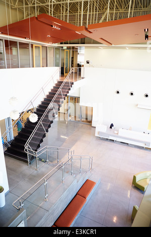 Empty Reception Area In Modern Office Stock Photo