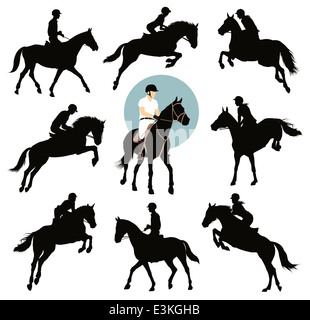 Equestrian sports Stock Photo