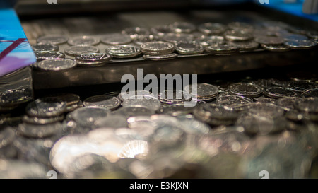 Inside A Mechanical Slot Machine