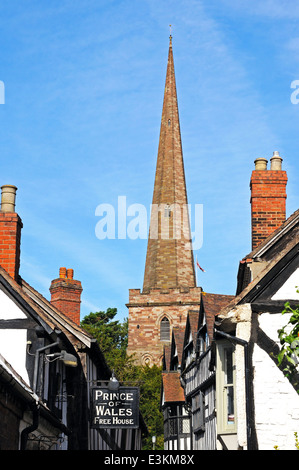 Ledbury Parish Church St Michael and All Angels, Church Lane, Herefordshire, England, UK, Western Europe. Stock Photo