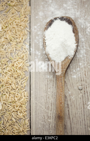 Gluten Free Rice Flour Stock Photo