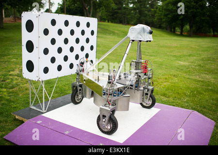 2014 NASA Centennial Challenges Sample Return Robot Challenge Stock Photo