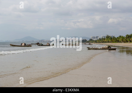 CHINA Hainan Island Sanya Sanya bay Tropicks sea scape Stock Photo