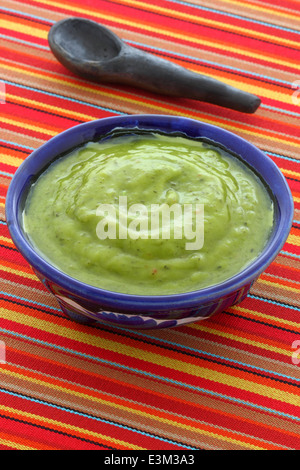 mexican dips and sauces Stock Photo