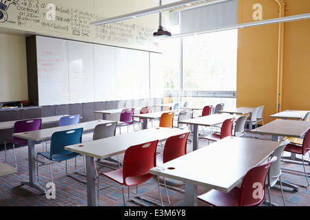 Empty School Classroom Stock Photo