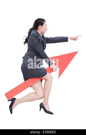 Red arrow pointing China on the map of Asia continent Stock Photo - Alamy