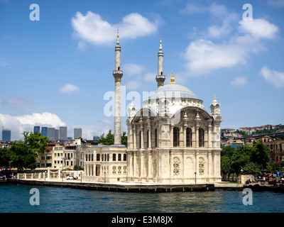 Ortakoy mosque in Istanbul, Turkey Stock Photo