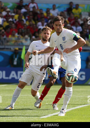 Minas Gerais, Brazil. 24th June, 2014. Frank Lampard of England during match against Costa Rica at Mineirao Stadium in Belo Horizonte, Minas Gerais, southeastern Brazil, on June 24, 2014, at the World Cup Group D FIFA World Cup 2014. Credit:  dpa picture alliance/Alamy Live News Stock Photo