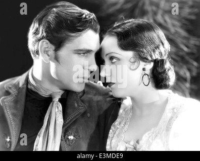 THE TEXAN  1930 Paramount Pictures film with Gary Cooper and Fay Wray Stock Photo