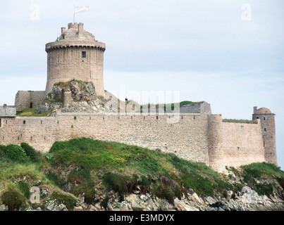 Fort-la-Latte at Cap Frehel in Brittany, France Stock Photo