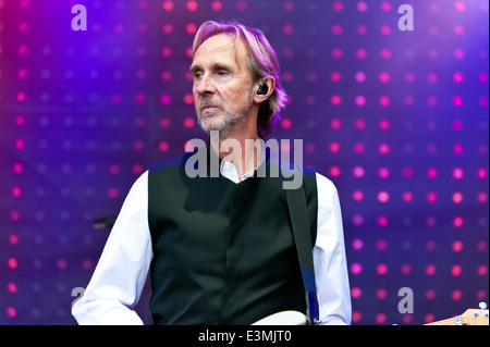 Mike and the Mechanics live on Kiel Week 2014, June 24;  Stock Photo