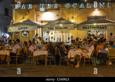 Tre Scalini cafe, Piazza Navona, Rome, Italy Stock Photo