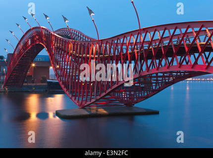 Python Bridge in Amsterdam Stock Photo - Alamy