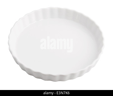 Round Baking Dish Stock Photo