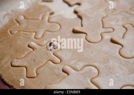 Close-up of gingerbread cookie dough Stock Photo
