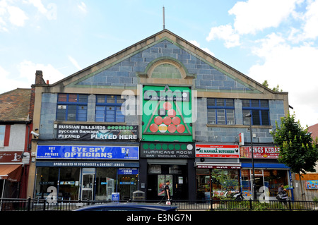 Shops in East Acton in the London Borough of Hammersmith and Fulham Stock Photo