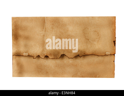 old, vintage envelope isolated Stock Photo