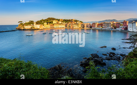 Baia del Silenzio, Bay of Silence, Sestri Levante, Liguria, Italy Stock Photo