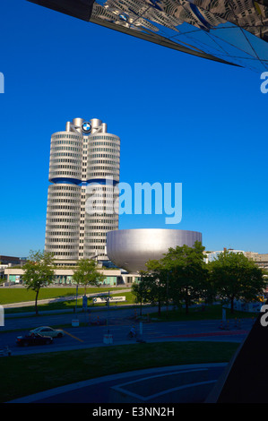 BMW, Munich, BMW Museum, BMW Headquarters, Bavaria, Germany Stock Photo