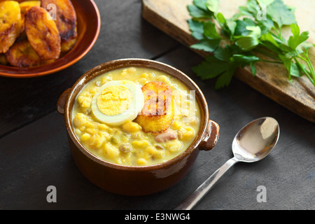 Ecuadorian soup called Fanesca, which is traditionally eaten at Easter Stock Photo