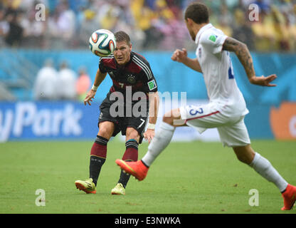 Bastian Schweinsteiger RECIFE, Brazil - Germany's Bastian Schweinsteiger (7) dribbles the ball