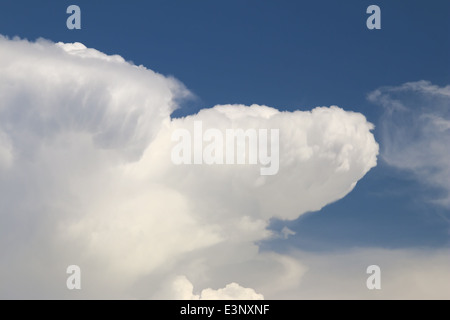 rising clouds before storm Stock Photo
