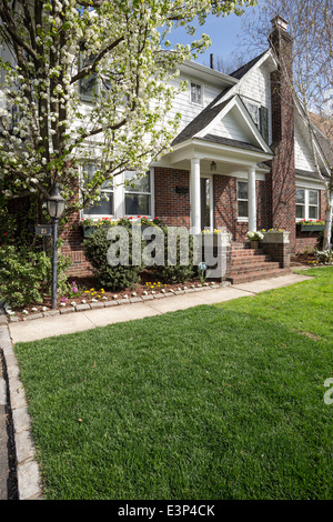 Showcase Residential Home in the Northeastern United States Stock Photo