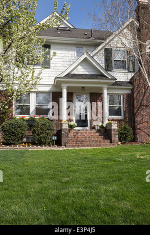 Showcase Residential Home in the Northeastern United States Stock Photo