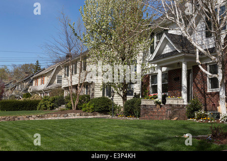 Showcase Residential Home in the Northeastern United States Stock Photo