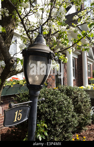 Showcase Residential Home in the Northeastern United States Stock Photo